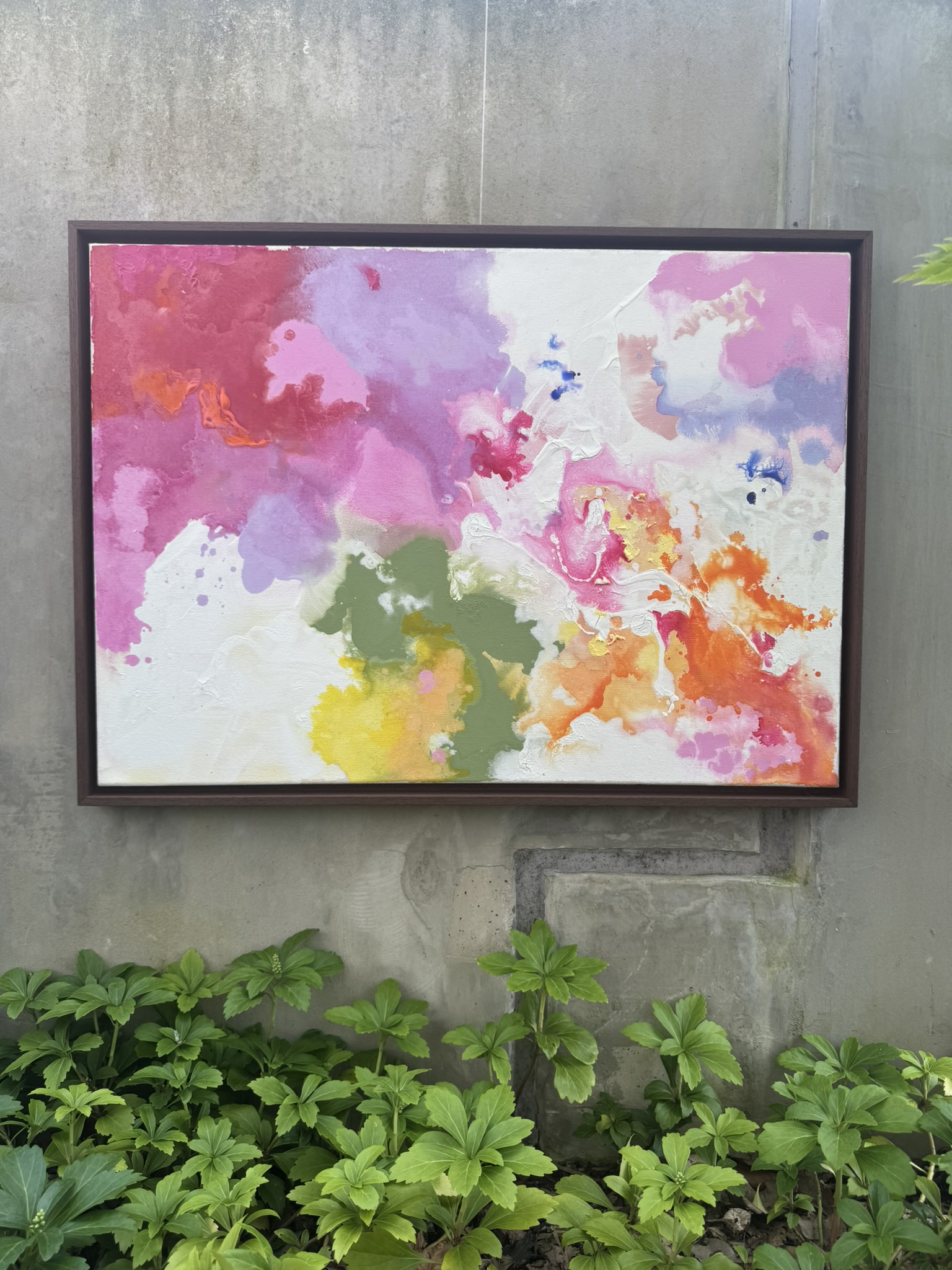 Spielraum - gelöst, 2026, Acryl auf roher Baumwollleinwand, Ansicht 7
